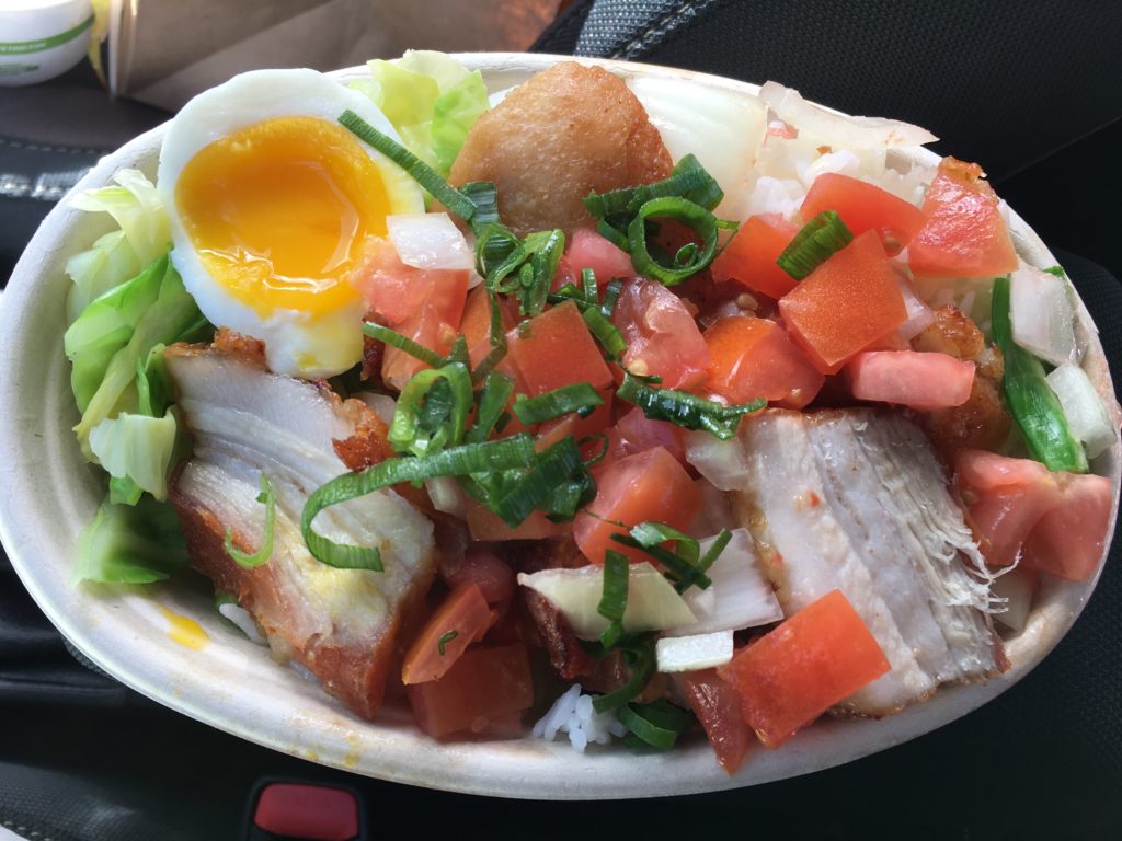 皿の上の料理