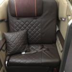 車の座席に置かれたスーツケース