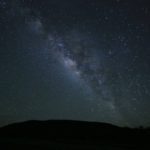夜空の星雲のcg画像