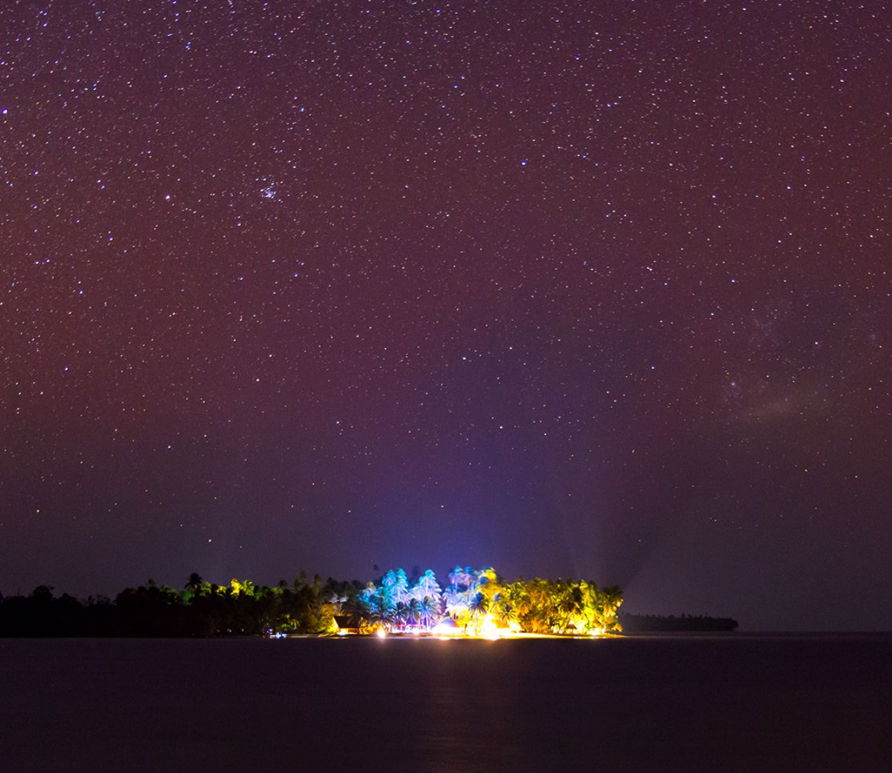 夜空の星