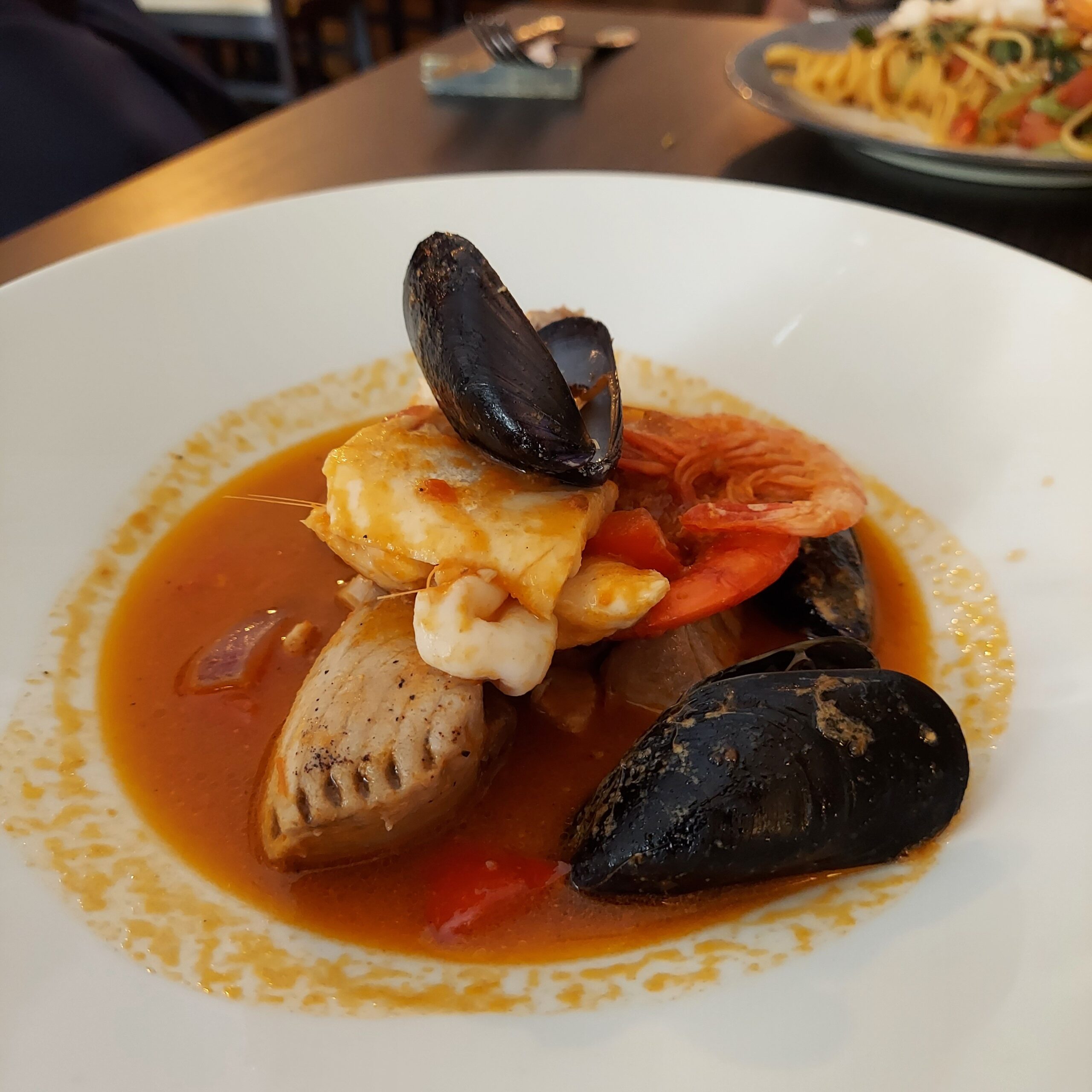 皿の上の料理