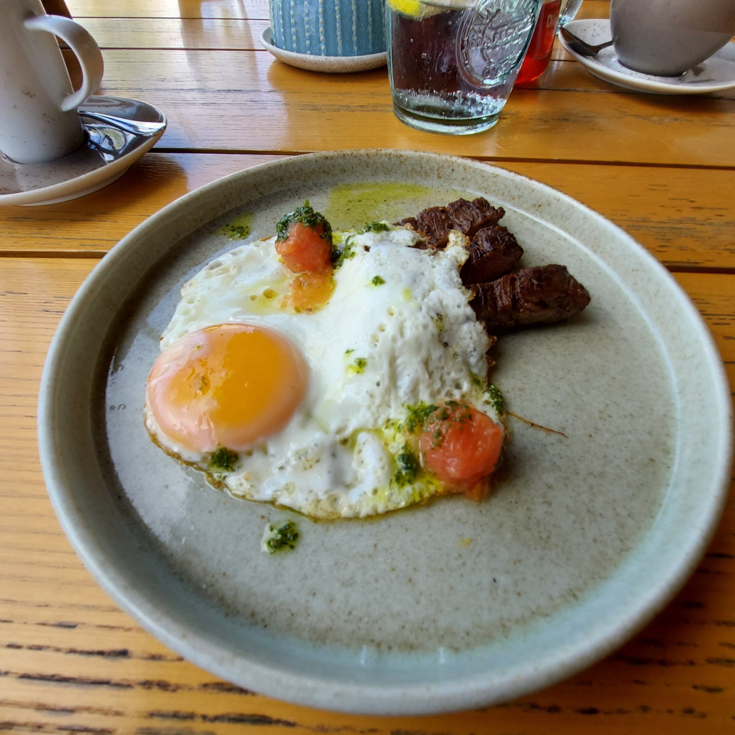 皿の上の料理