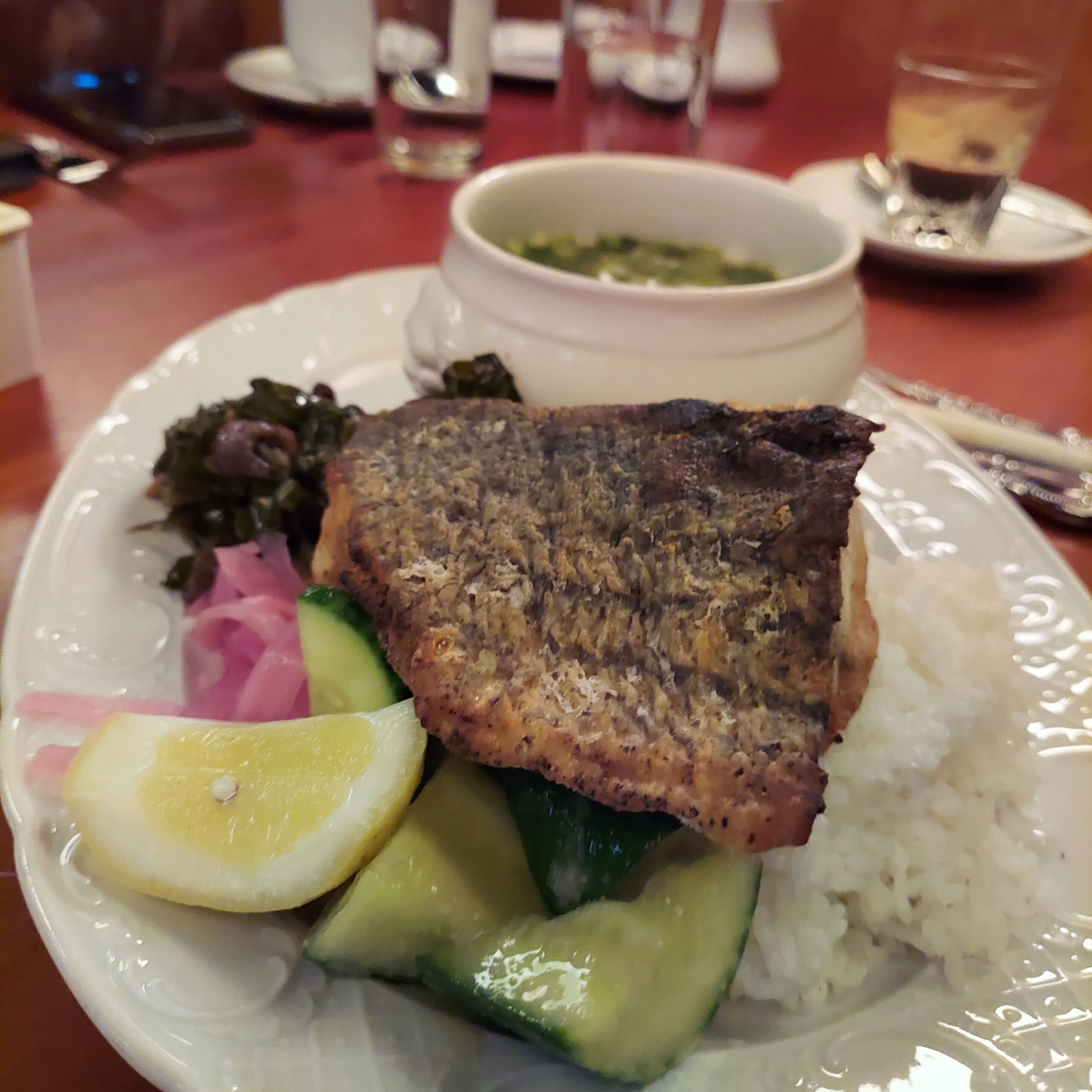 皿の上の食事