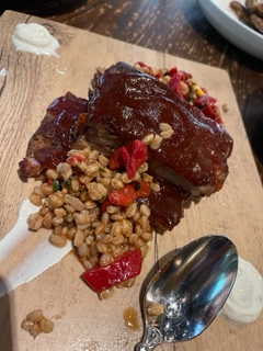 皿の上の料理
