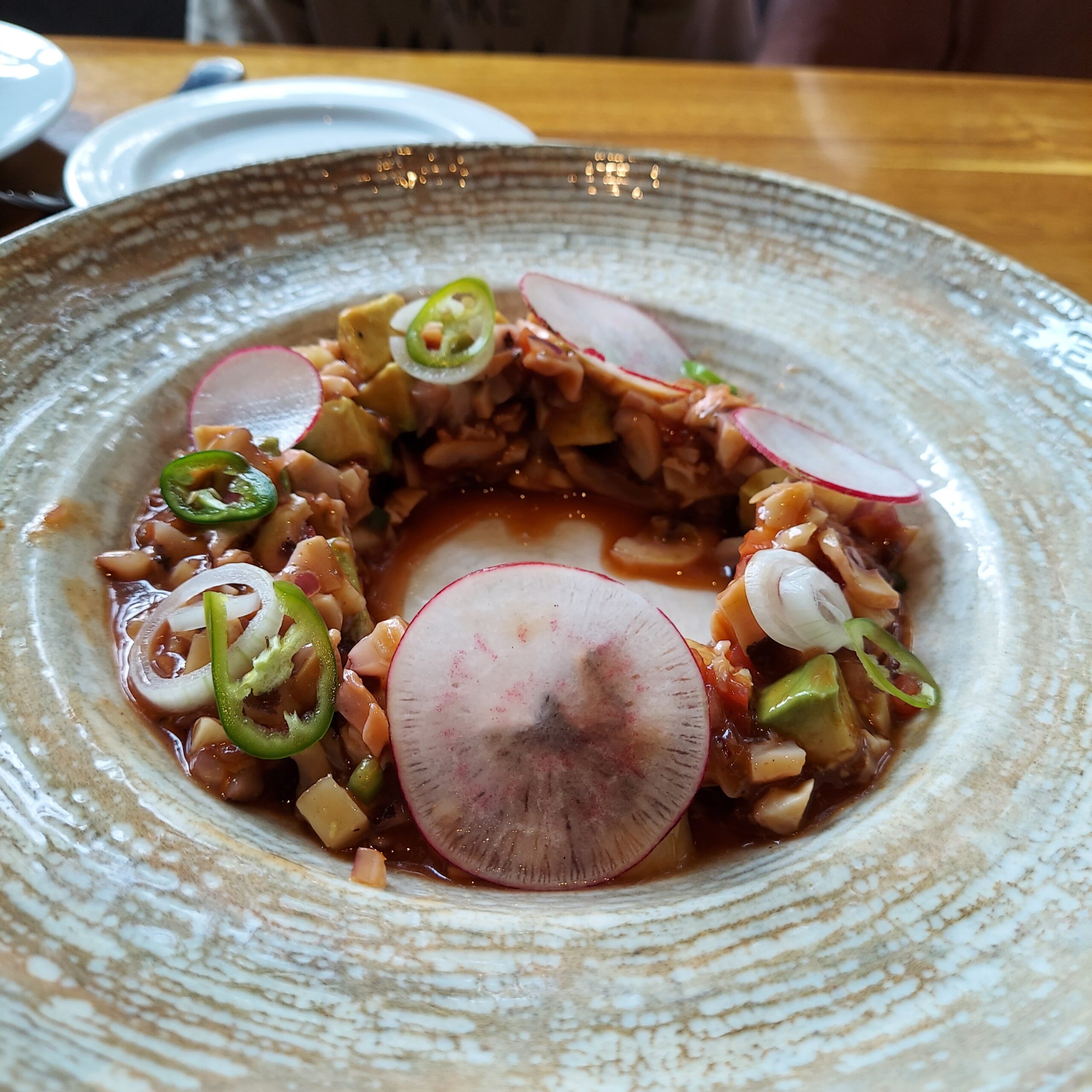 皿の上の料理