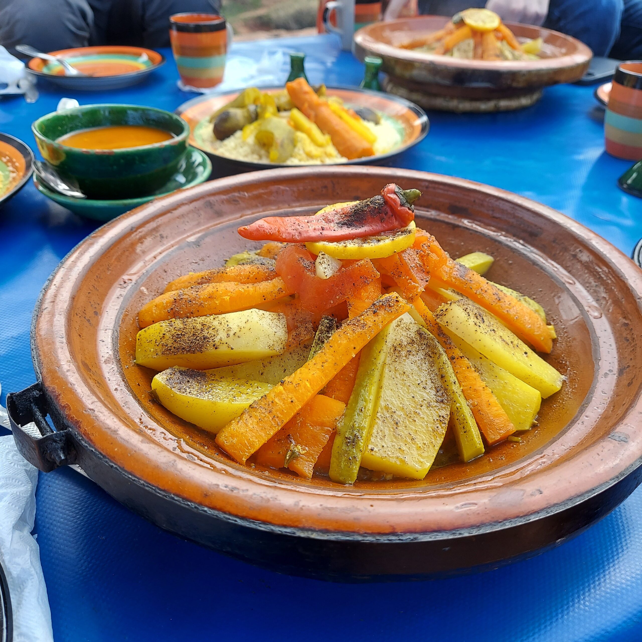 皿の上の料理