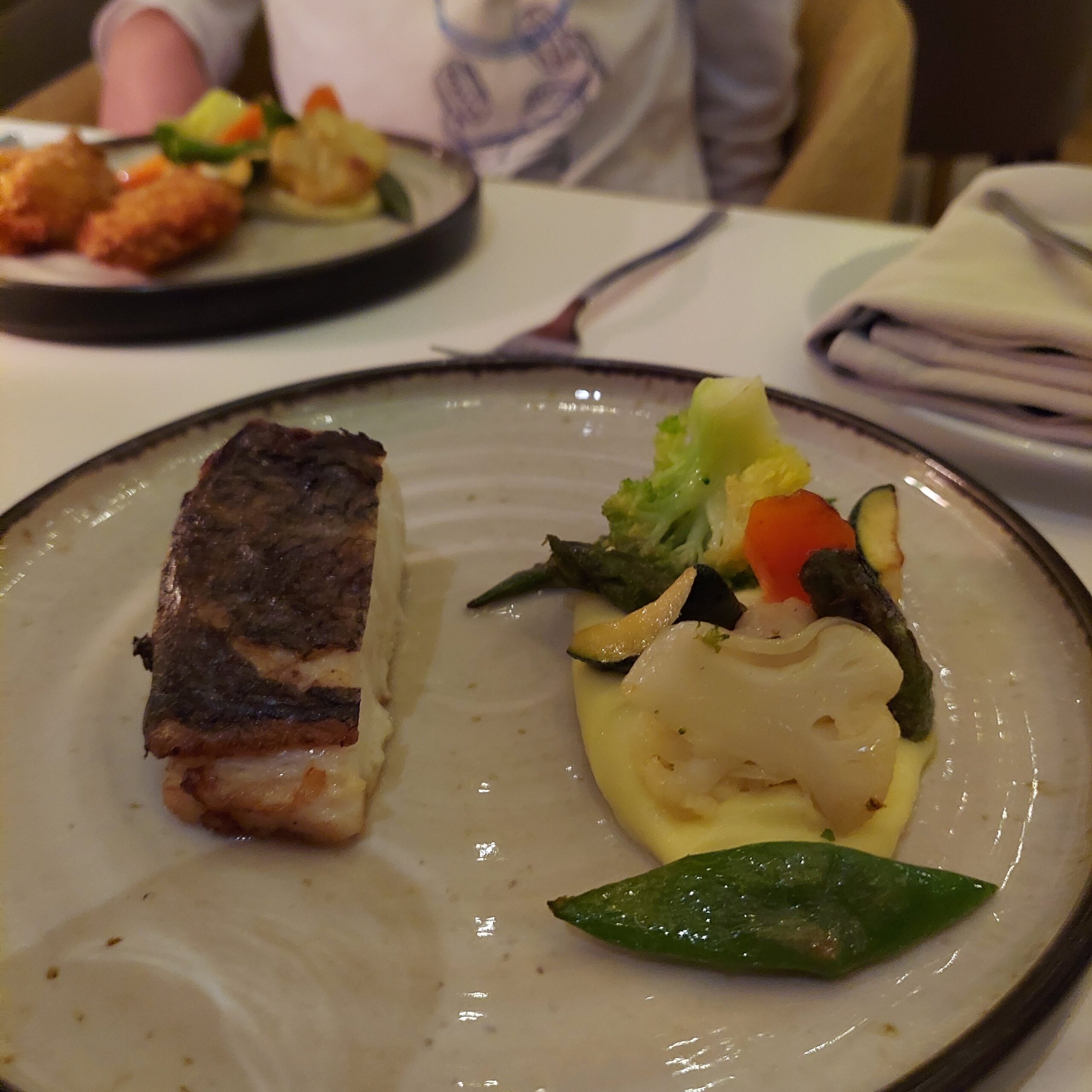 皿の上の料理