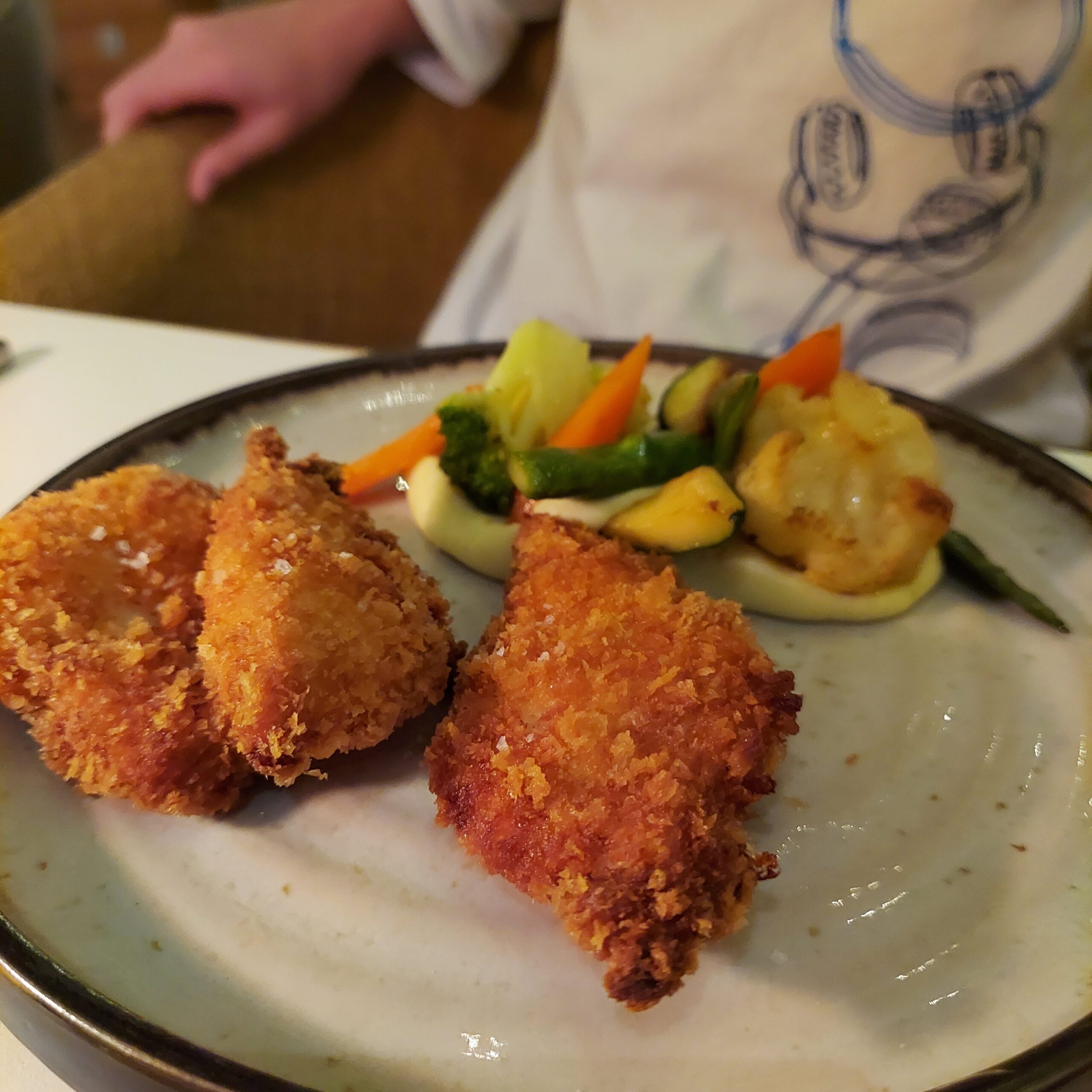 皿の上の料理