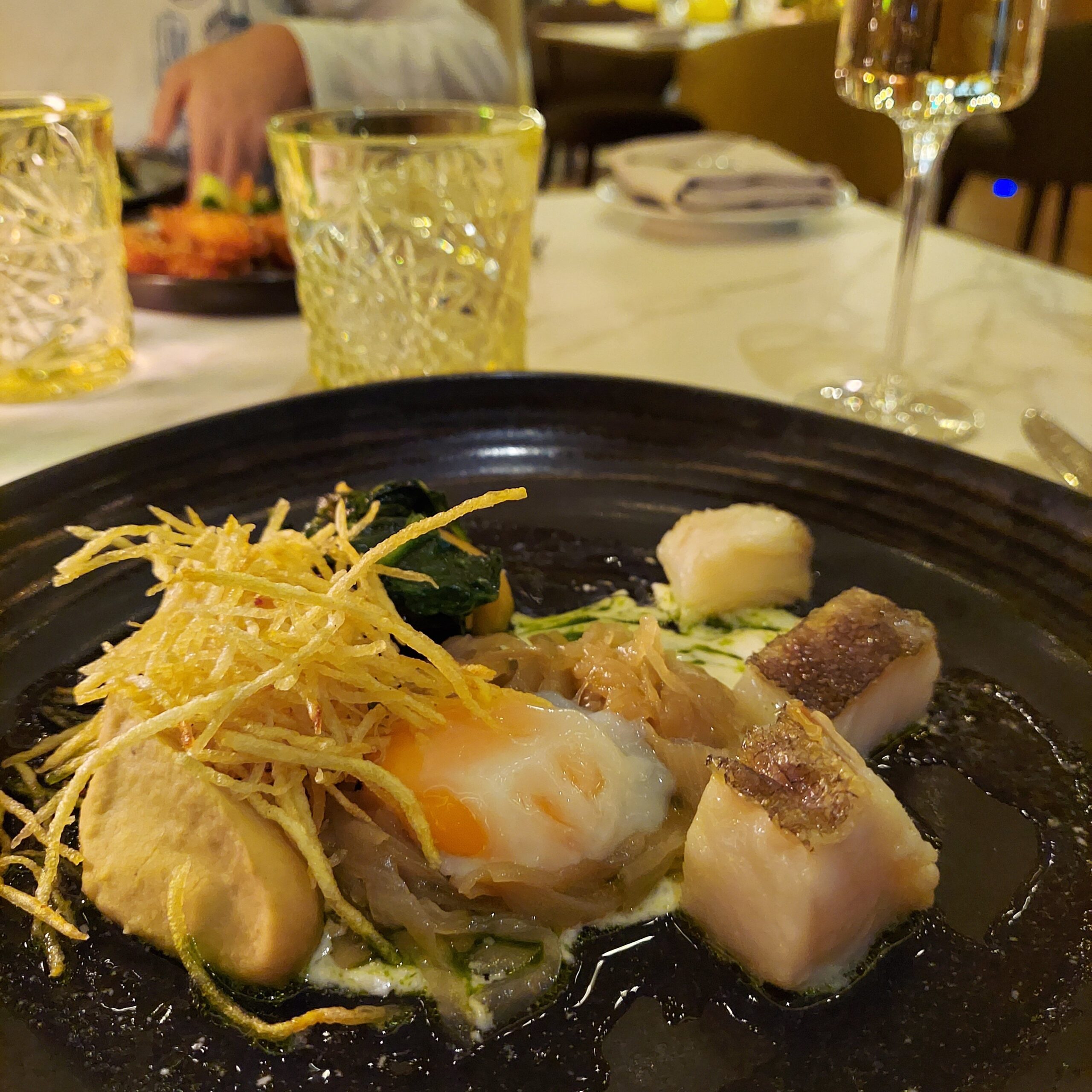 皿の上の料理