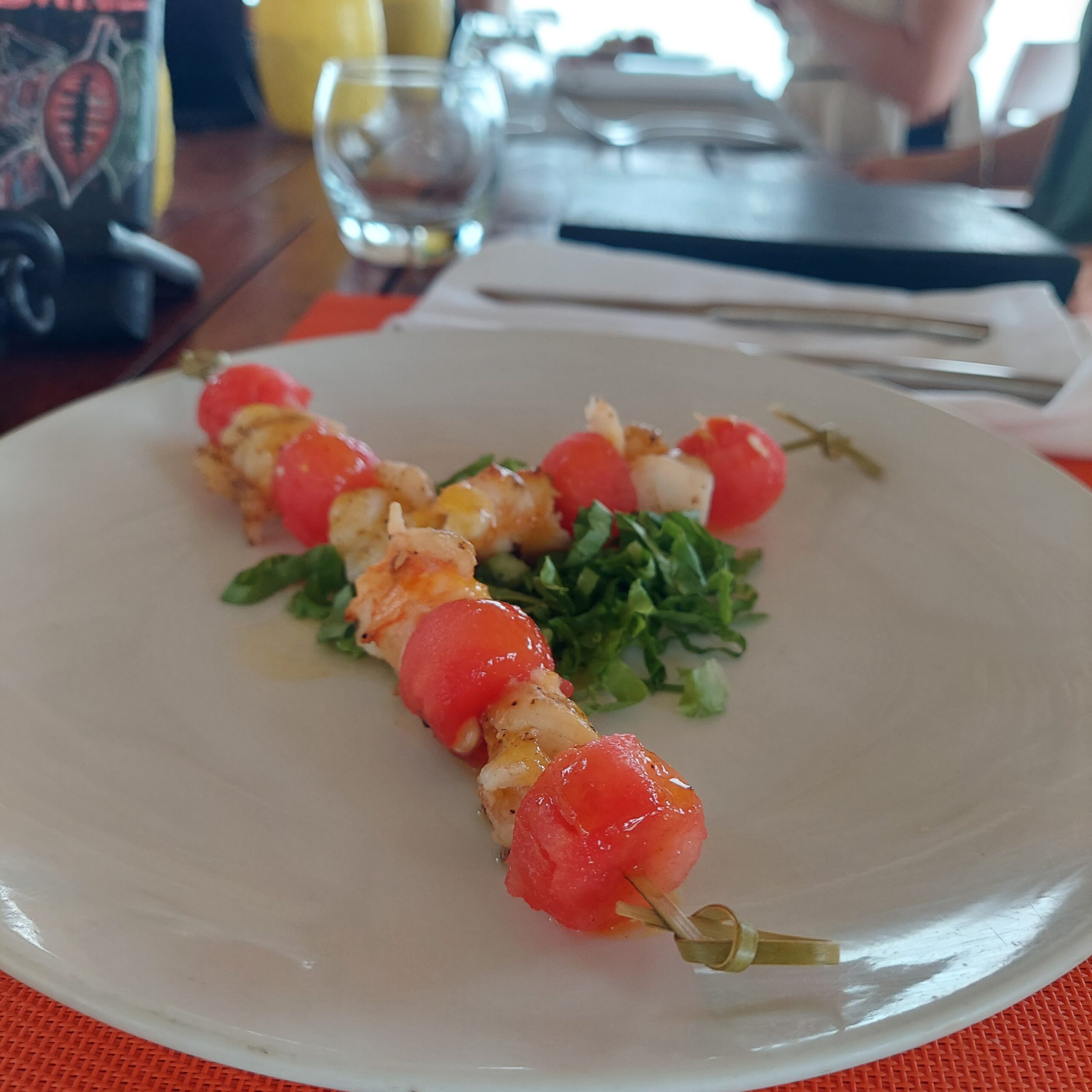 皿の上の料理