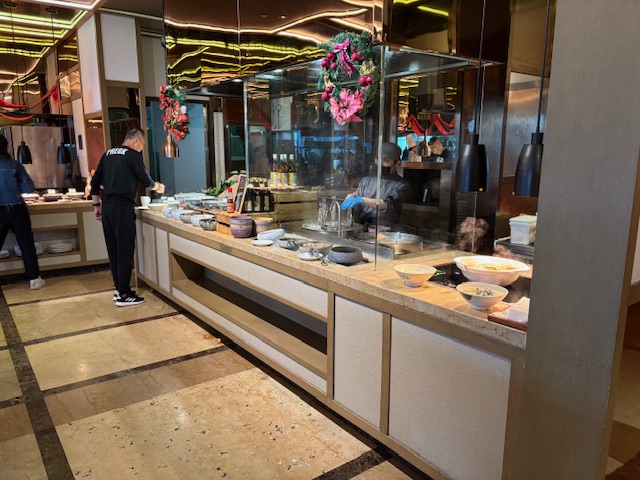 店のカウンター
