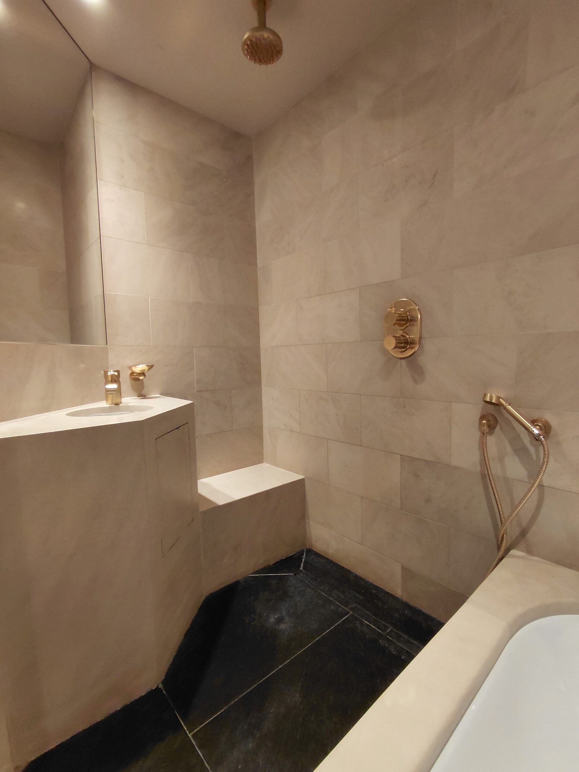 バスルームの一角