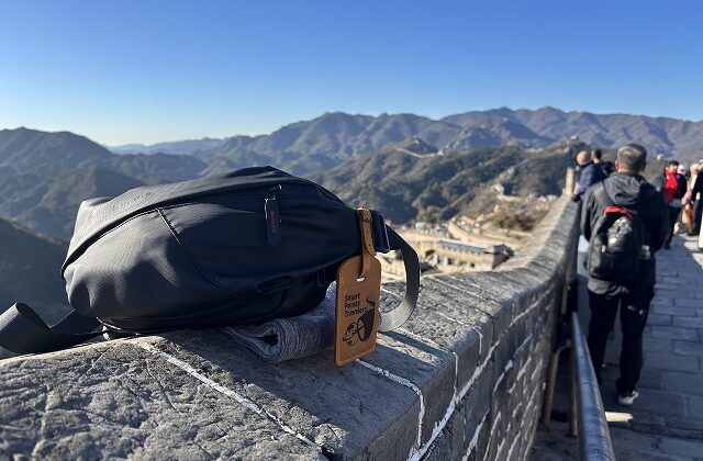 雪が降った山の景色