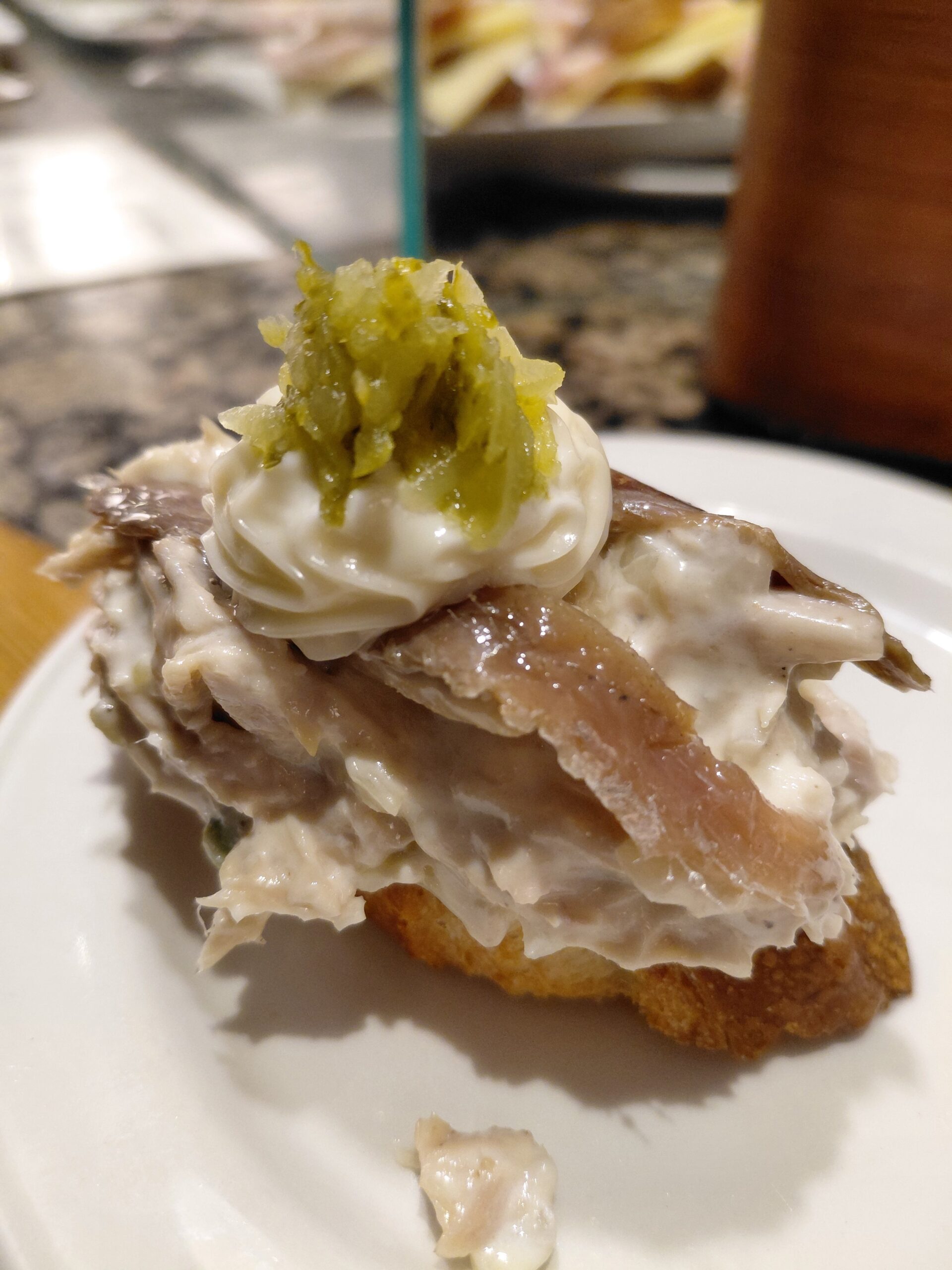 皿の上のデザート